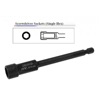 Screwdriver Sockets (Single Hex)